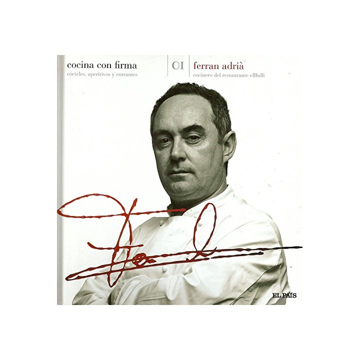 Ferran Adriá. Cocinero del Restaurante El Bulli:  Cócteles, aperitivos y entrantes